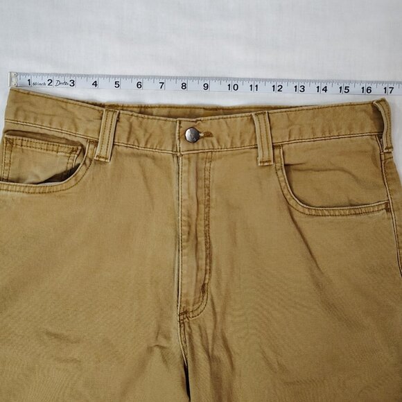 Carhartt Rugged Flex Rigby Pants Mens Size 34 x 36 Relaxed Fit Five Pocket Brown - Picture 10 of 16